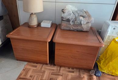 Comodini e cassettiera con 6 cassetti