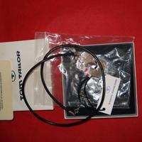 Collana uomo caucciù croce acciaio Tailor