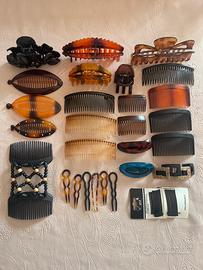 Lotto Maxi Accessori Capelli Vintage Anni 80/90 -