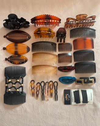 Lotto Maxi Accessori Capelli Vintage Anni 80/90 -