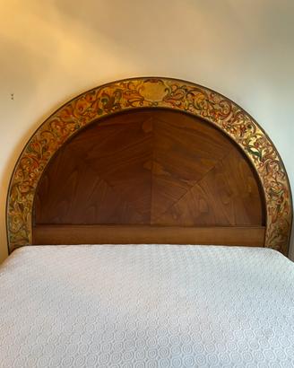 Testata letto design decorata a mano vintage