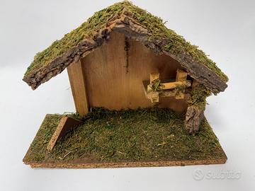 Capanna per Presepe di Natale