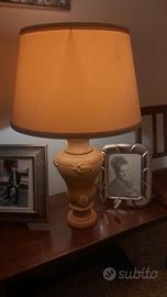 LAMPADA DA TAVOLO VINTAGE IN TERRACOTTA ANNI '70