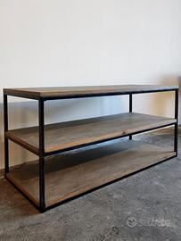 Mobile Cote Table in legno massiccio e ferro