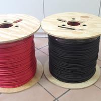 CAVO SOLARE 1x6 ROSSO E NERO