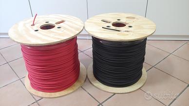 CAVO SOLARE 1x6 ROSSO E NERO