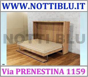 Letto a Scomparsa V98 Matrimoniale rovere naturale