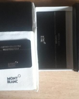 Montblanc Multi Credit Card Case art.5527 pelle.