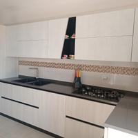 Cucina completa con living abbinato + divano