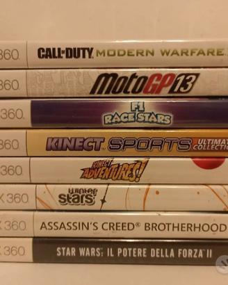 Lotto giochi Xbox 360, PS2, PS3, PS4