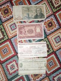 Lire banconote antiche