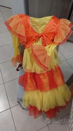 Vestito di carnevale brasiliana 6/8 anni