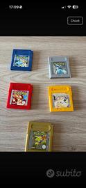5 titoli originali Pokémon per Game Boy ita