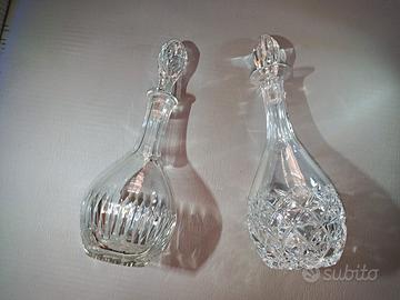 Coppia Decanter Cristallo mai usati 