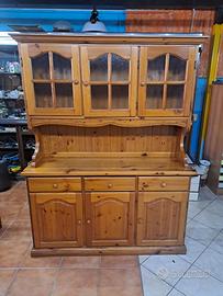 credenza,  panca, tavolo e 4 sedie