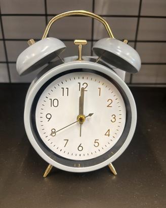 Simpatico orologio da tavolo con sveglia