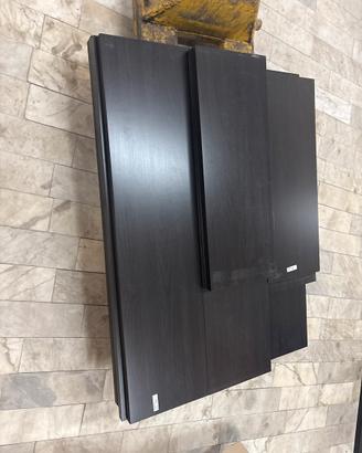 mensole ikea modello BERGSHULT colore marrone nero