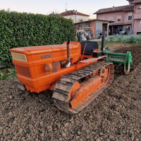 Trattore Fiat 605C con Fresa, Aratro e Estirpatore