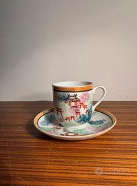 Coppia  Tazzine Caffe Giapponesi "Eggshell"Vintage