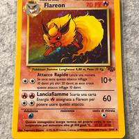 flareon holo ita pokemon carte collezionabili