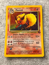 flareon holo ita pokemon carte collezionabili