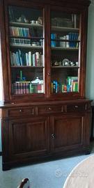 libreria antica in noce