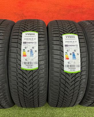 205 55 17 Gomme 4 Stagioni Nuove Nokian 205 55 R17