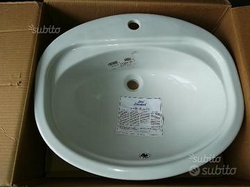 Lavandino bagno ceramica piatto doccia lavabo