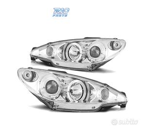 FARI PEUGEOT 206 02- OCCHI ANGEL CROMATI 6K
