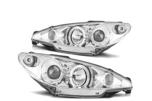 FARI PEUGEOT 206 02- OCCHI ANGEL CROMATI 6K
