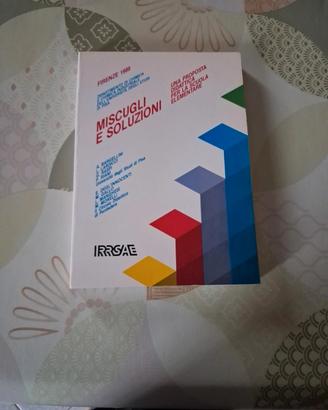 Libro raro Irrsae- "Miscugli e Soluzioni" (1989) -