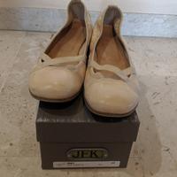 Scarpe ballerine in pelle