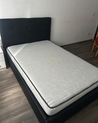 Letto 1 piazza e mezza + materasso