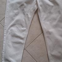 pantaloni jeans bianco