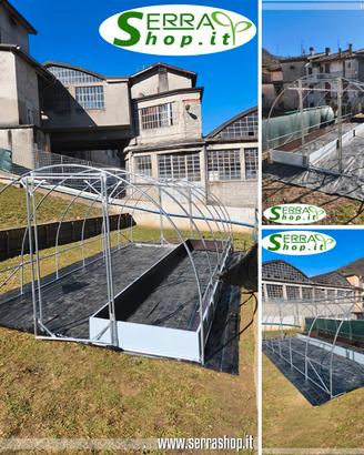 Struttura serra tunnel arco giardino modulabile