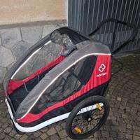 Passeggino per 2 bimbi sportivo e con gancio bici