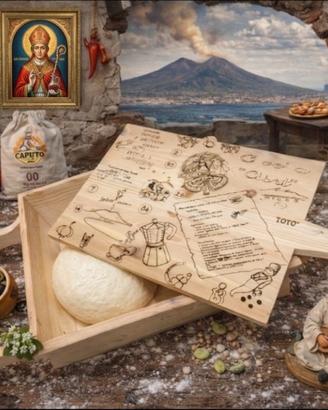 madia per impasti in legno massello 