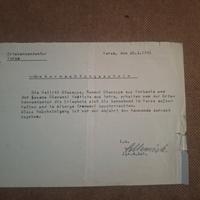 coppia documenti occupazione tedesca