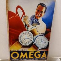 Vintage Omega Watch Metallo placca