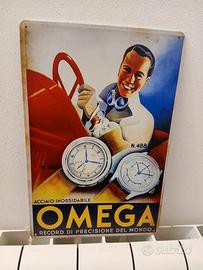 Vintage Omega Watch Metallo placca