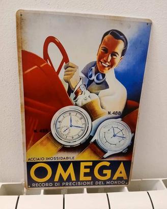 Vintage Omega Watch Metallo placca