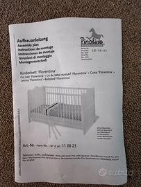 Letto trasformabile bambini +materasso