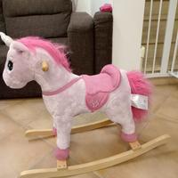Cavallino a dondolo Unicorno
