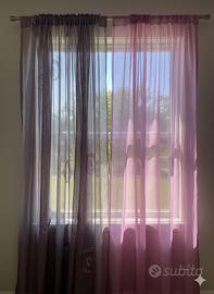 Tenda da arredamento a tre veli Lilla e Viola