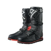 Stivale trial moto hebo pelle rinforzi leggero