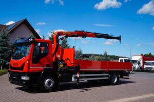 Camion Iveco 180-280 con gru + cassone