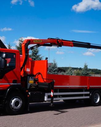 Camion Iveco 180-280 con gru + cassone