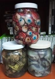 3 Action Figure Mostri Nel Barattolo Sci Fi 1990