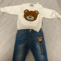 Maglione e Jeans Moschino baby