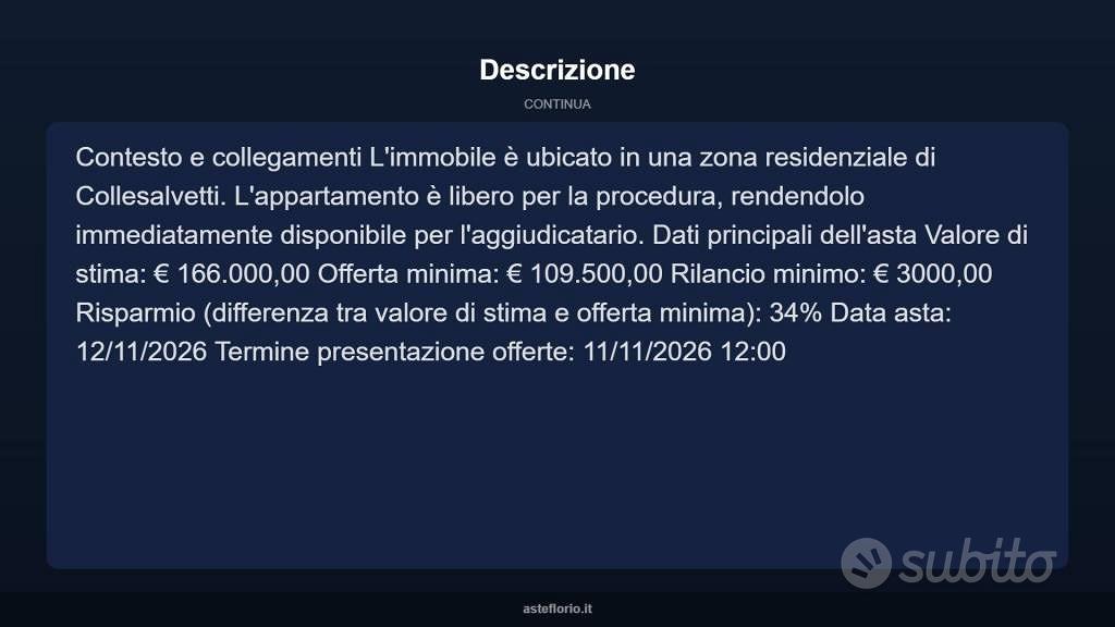 Appartamento – Collesalvetti, Tanna Alta - Vista 4